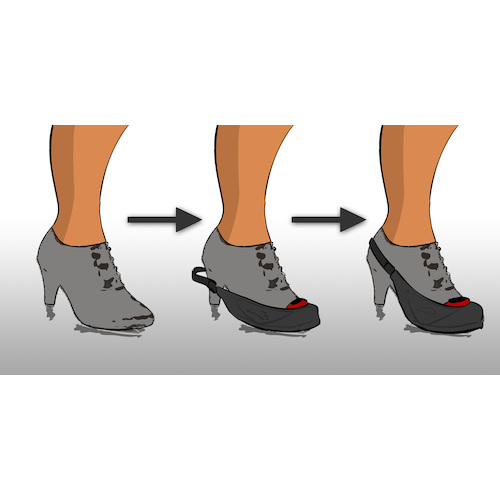 TIGERGRIP　耐滑用アウトソール　先芯　マジックバンド調整タイプ　VI_